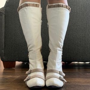 Bone Colored Boots